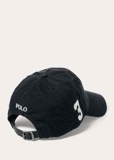 Gorra Polo Ralph Lauren Hombre Negros - Big Pony Chino Baseball - PHOQM9208